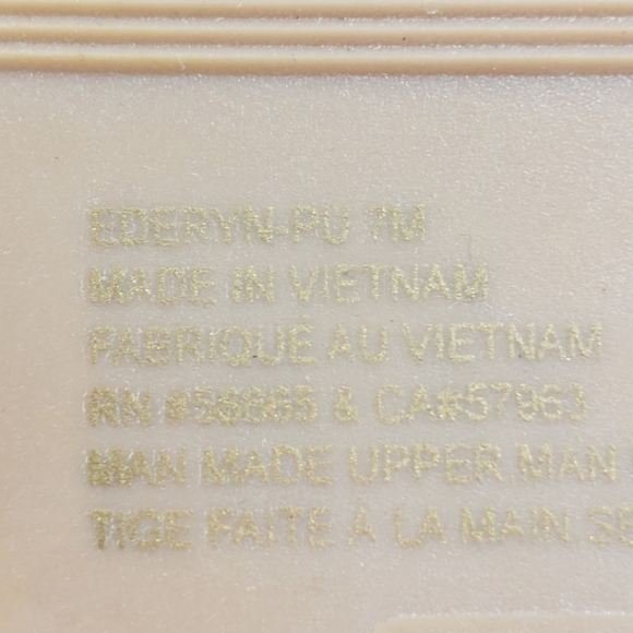 New Open Edit Eryn White Faux Leather Wedge Sandals C967 - Picture 11 of 14